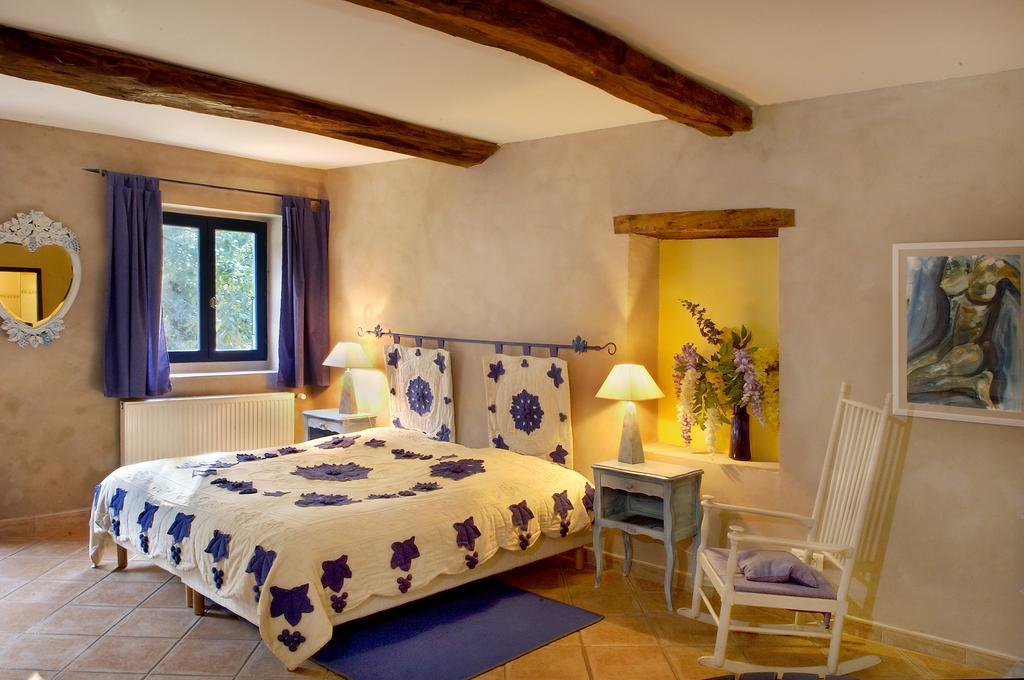 Maison D'Hotes Les Fougeres Mirmande Bagian luar foto