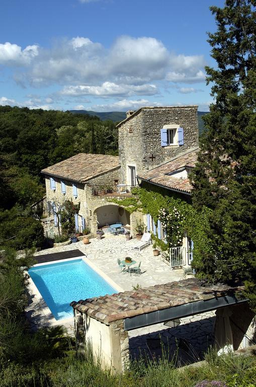 Maison D'Hotes Les Fougeres Mirmande Bagian luar foto